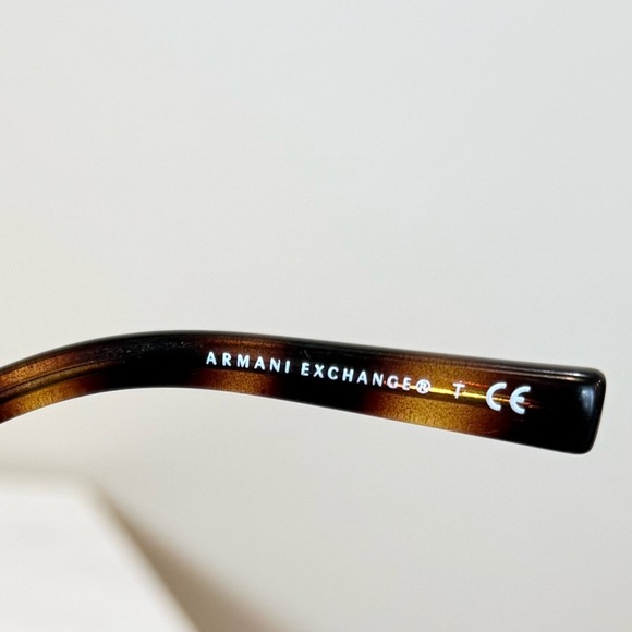 ?Armani Exchanged Classic Burgandy Metal Rim Magnifying Eyeglasses EC?